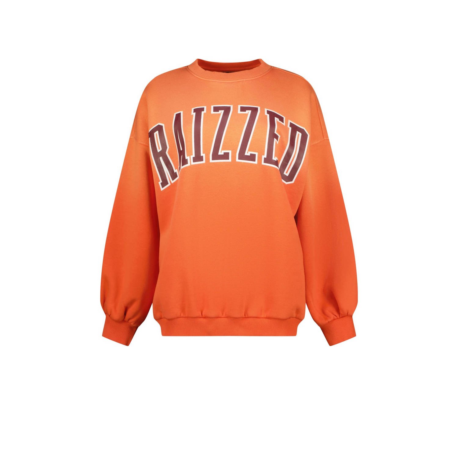 Raizzed sweater koraalrood