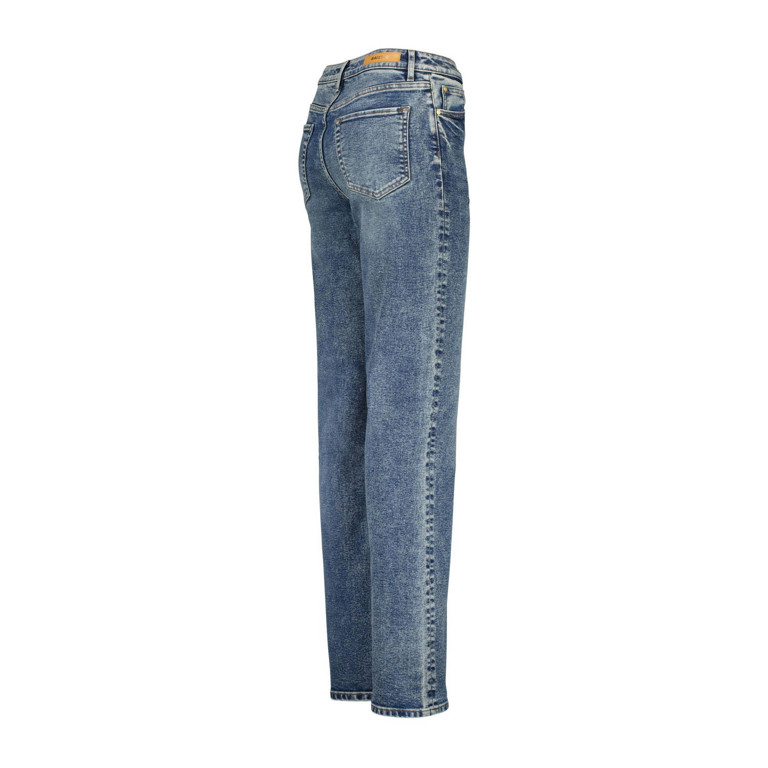 Raizzed high waist straight leg jeans Sarah dark blue stone