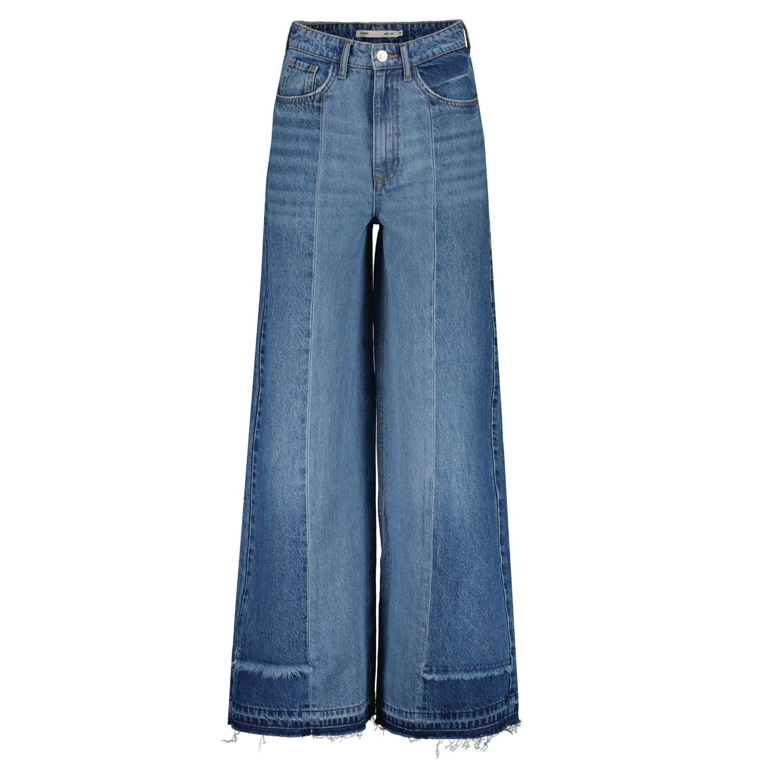 Raizzed high waist wide leg jeans Cenote Twotone light blue stone