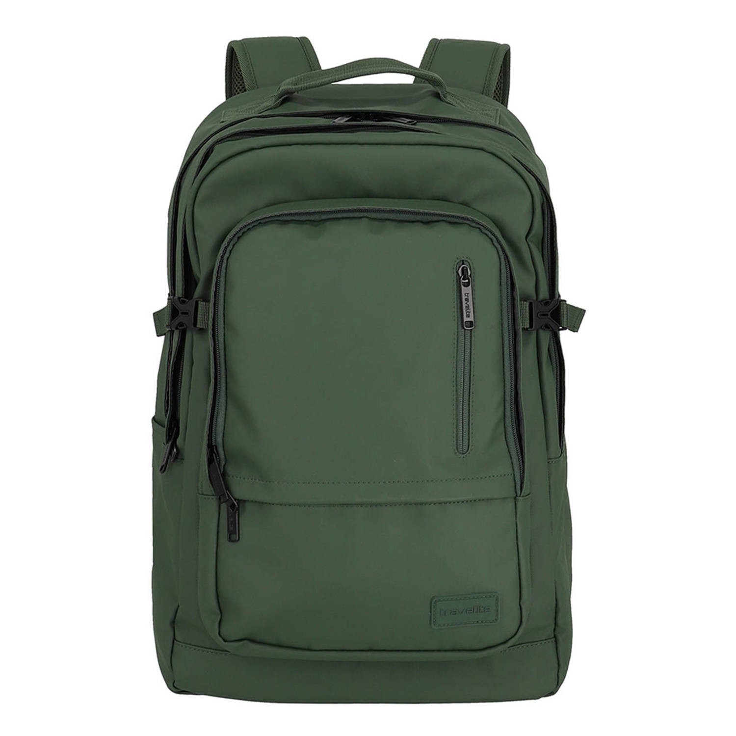 Travelite Vrijetijdsrugzak BASICS rugzak zeildoek Schoolrugzak werkrugzak reiserugzak met 15 6 inch laptopvak