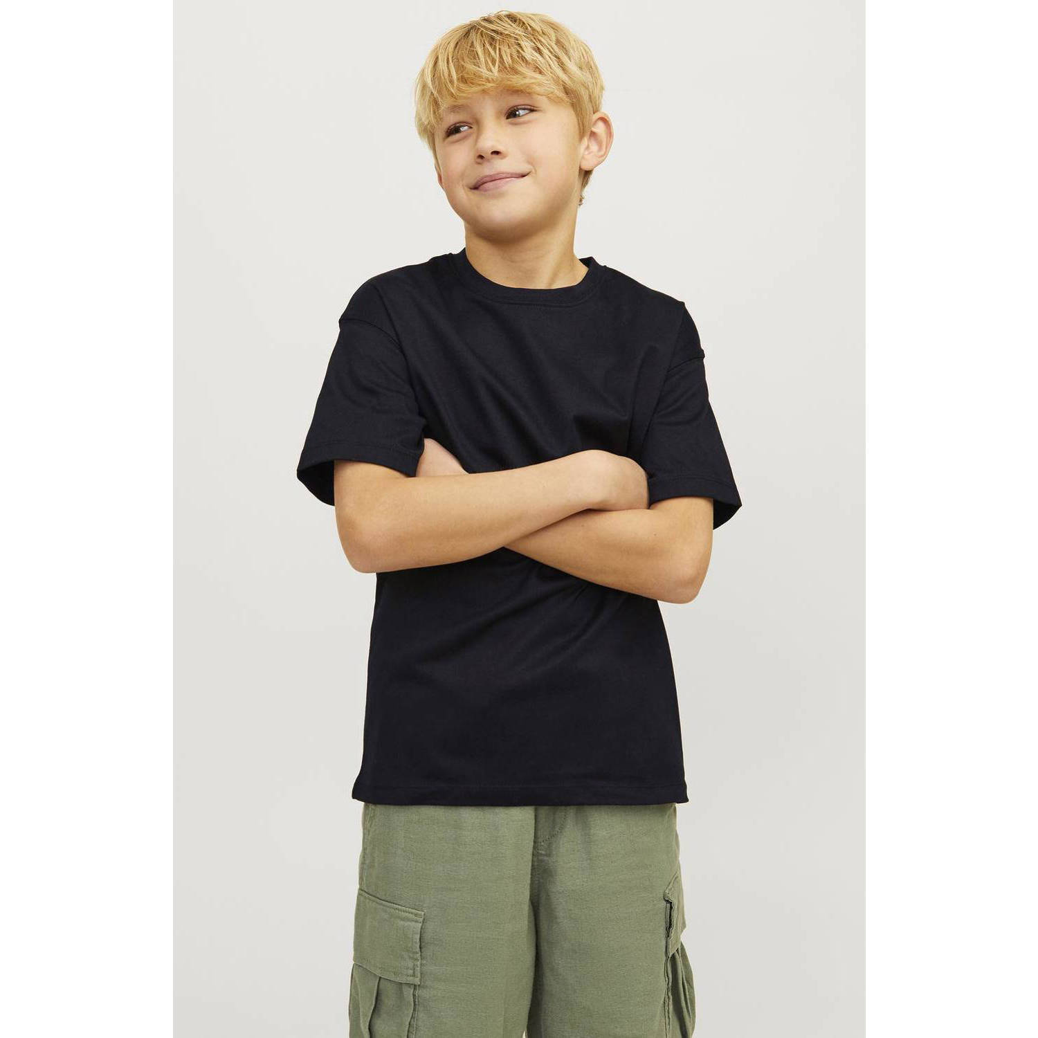 Jack & Jones Junior Shirt met ronde hals JJEURBAN EDGE TEE SS O-NECK NOOS JNR