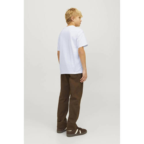 JACK & JONES JUNIOR T-shirt JJEURBAN EDGE wit afbeelding