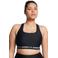Under Armour level 2 sportbh zwart/wit