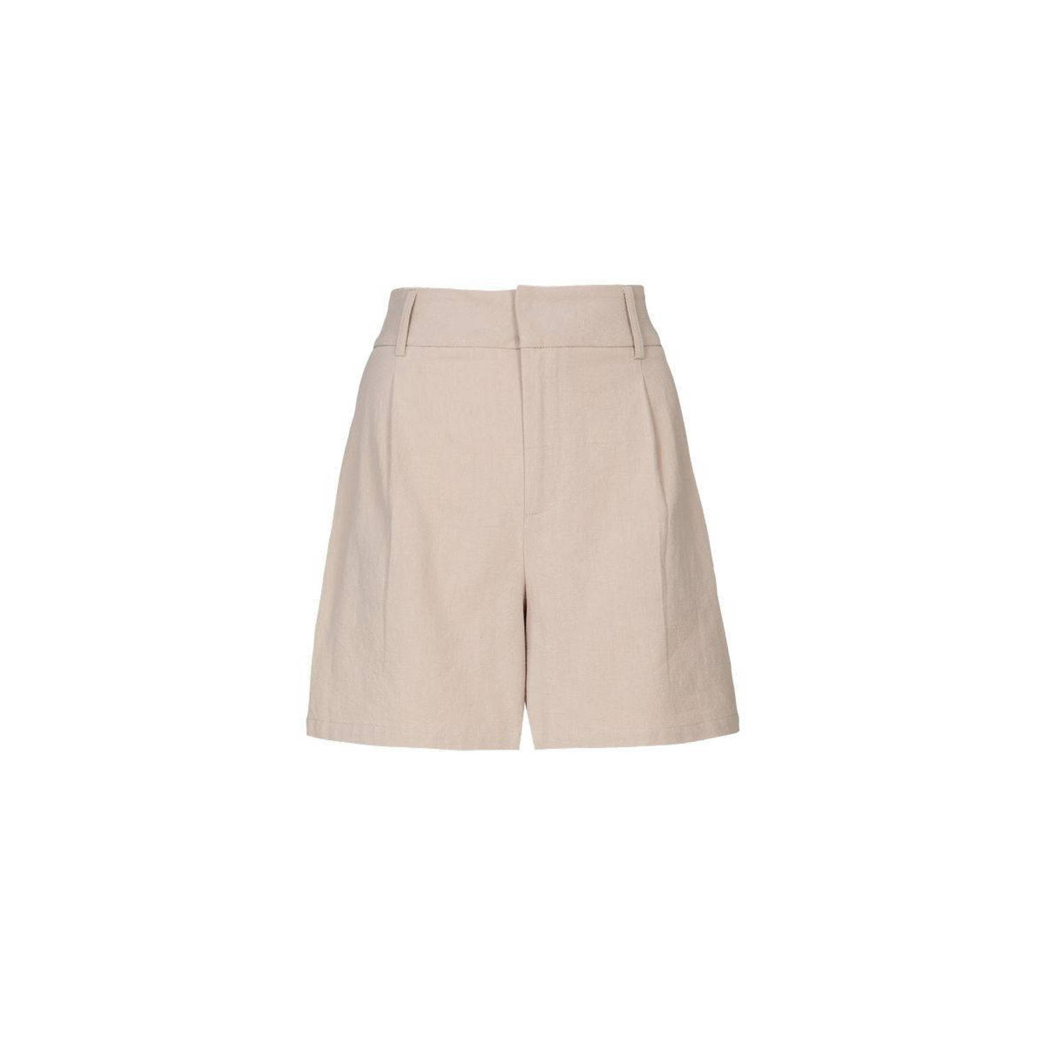 G-maxx high waist loose fit short 24ZFYG02-014 zand