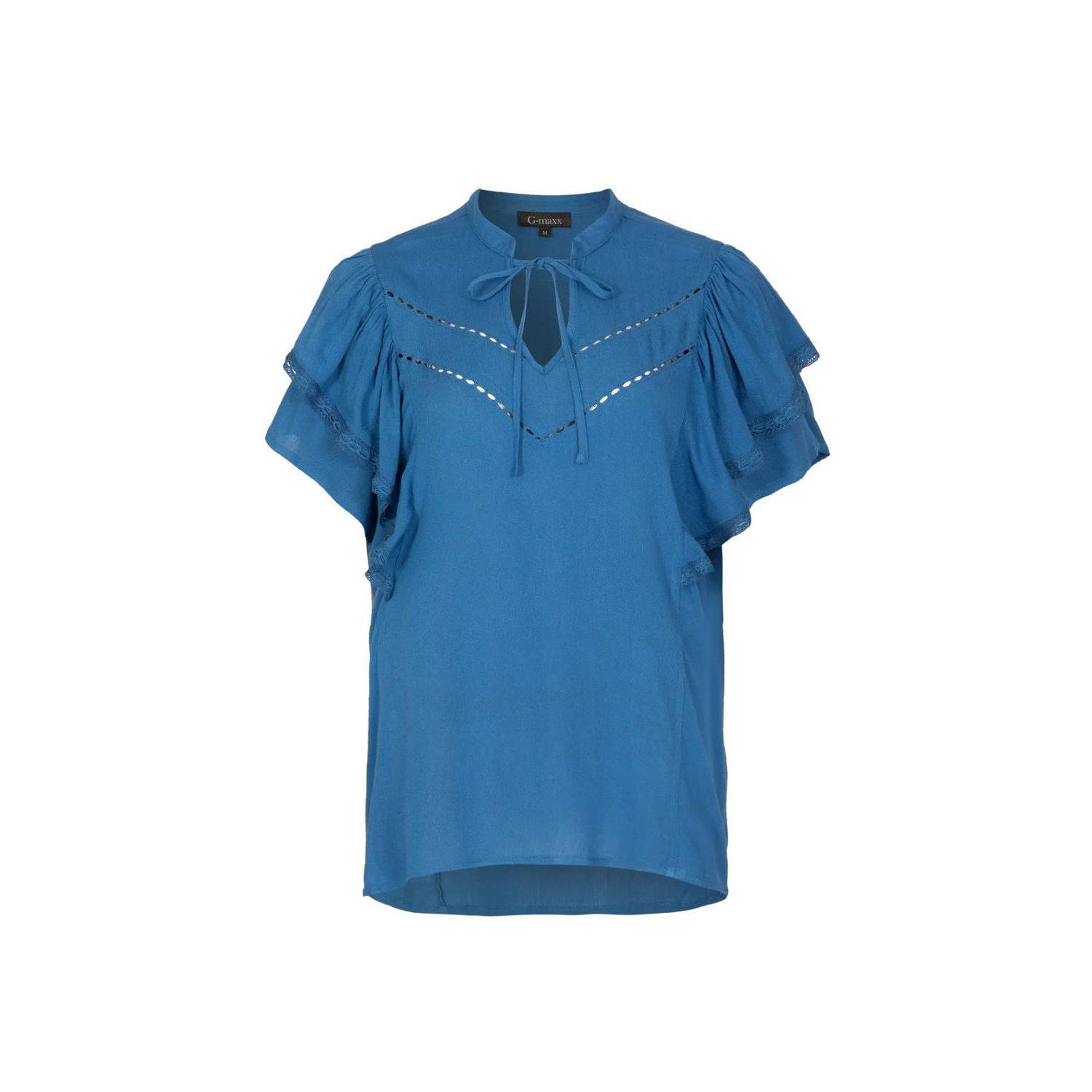 G-maxx blousetop Cecile blauw