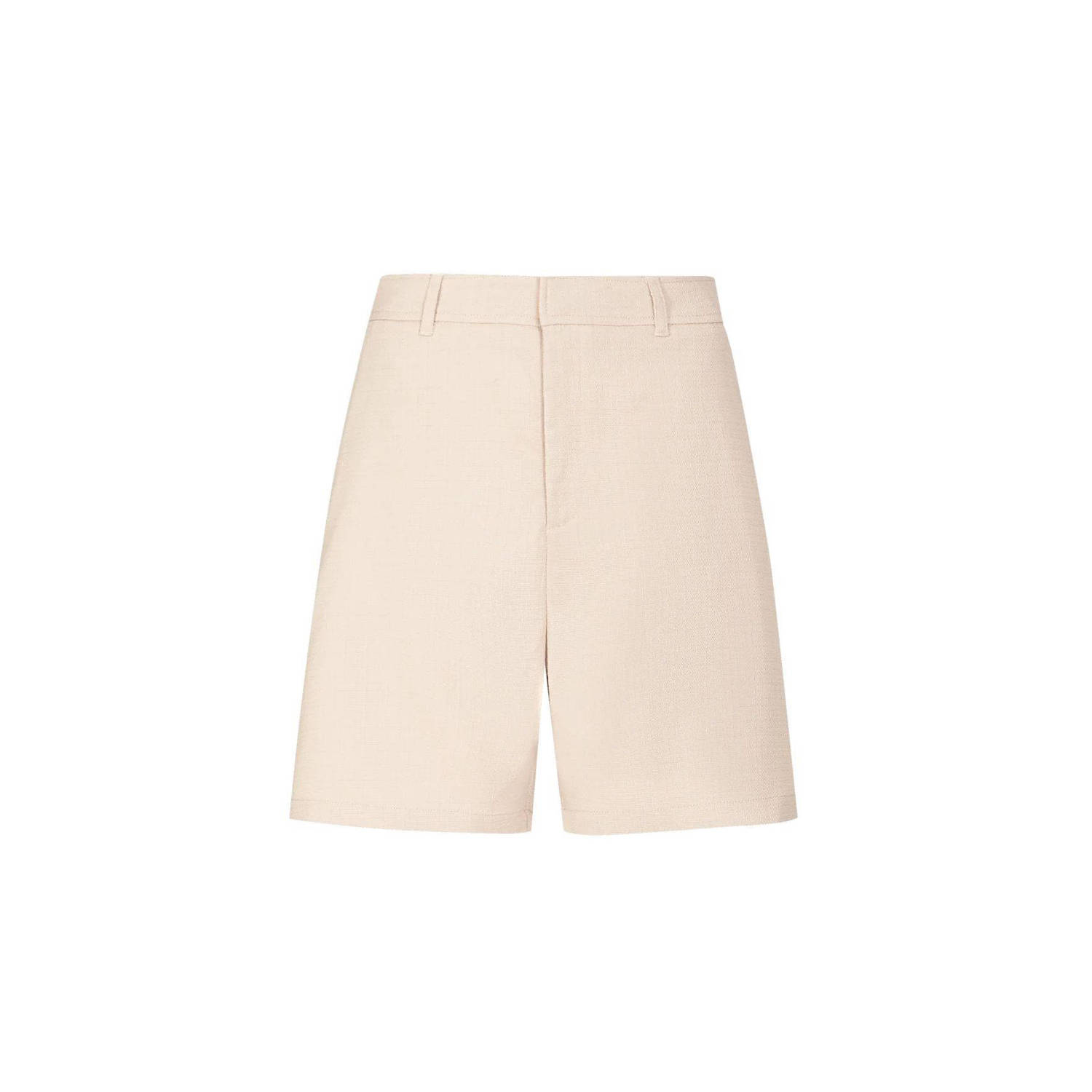 G-maxx high waist straight fit short Cynthia beige