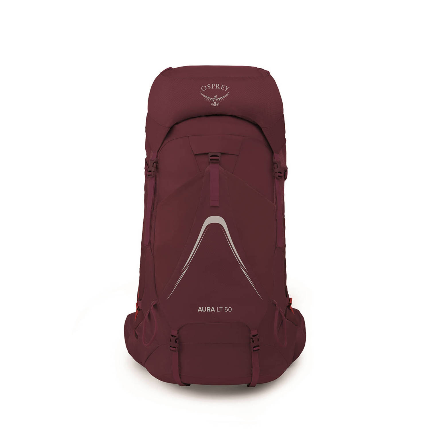 Osprey backpack Aura AG LT 50L WXS S donkerrood