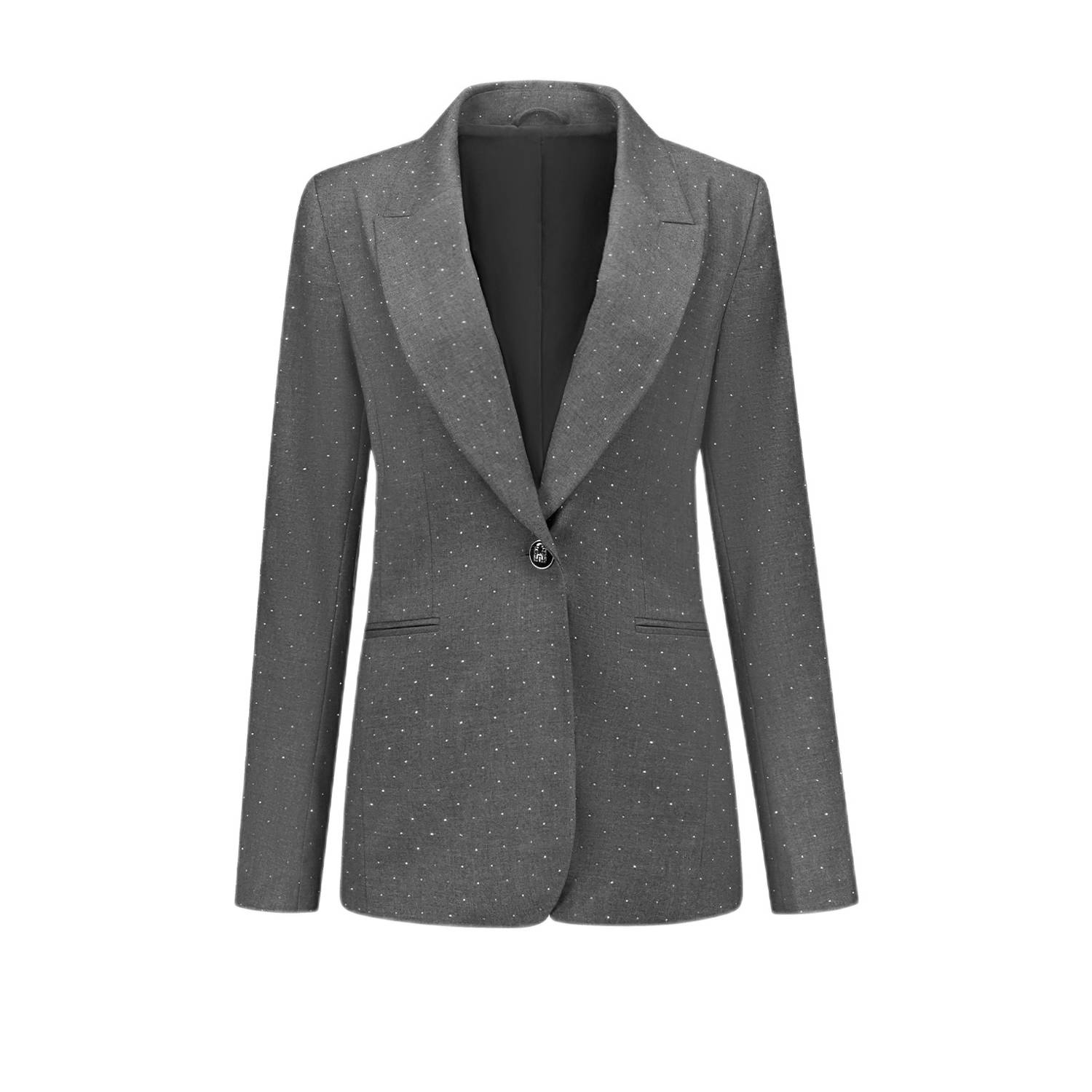 Fifth House rechtvallende blazer grijs