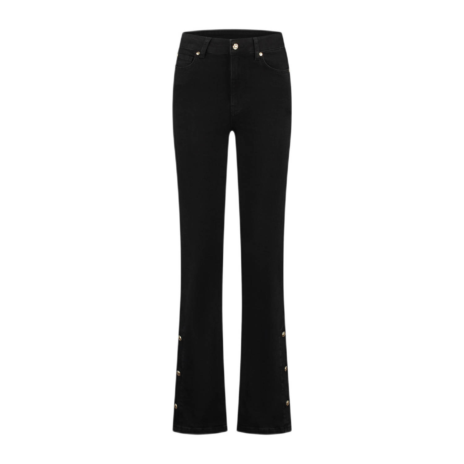 Fifth House high waist flared jeans zwart