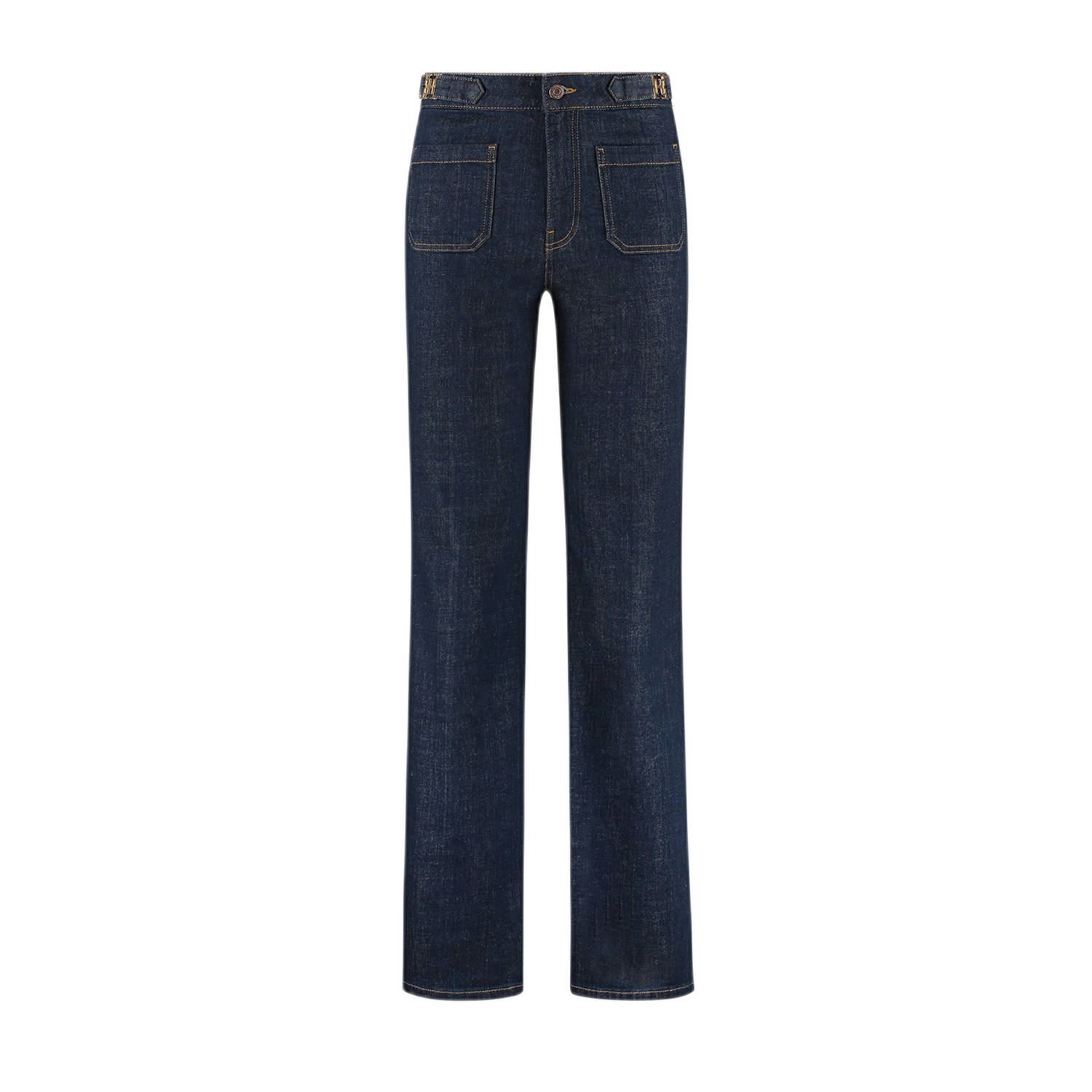 Fifth House high waist flared jeans dark blue denim