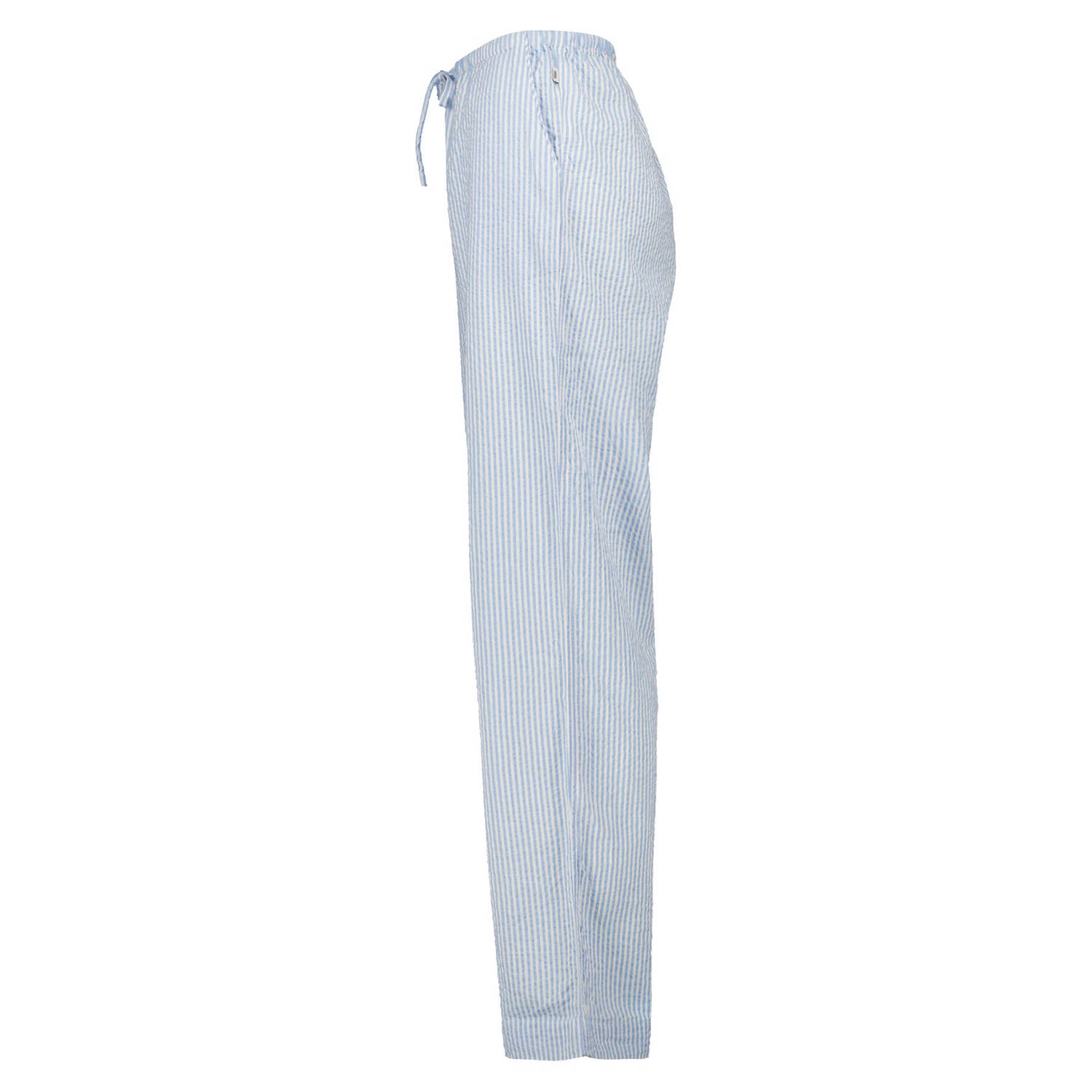 America Today pyjamabroek Loyce blauw wit