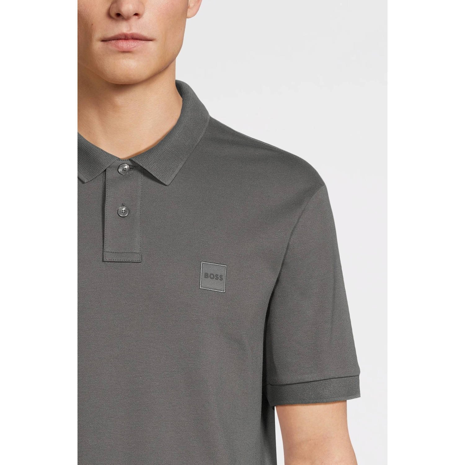 BOSS slim fit polo PASSENGER met logo