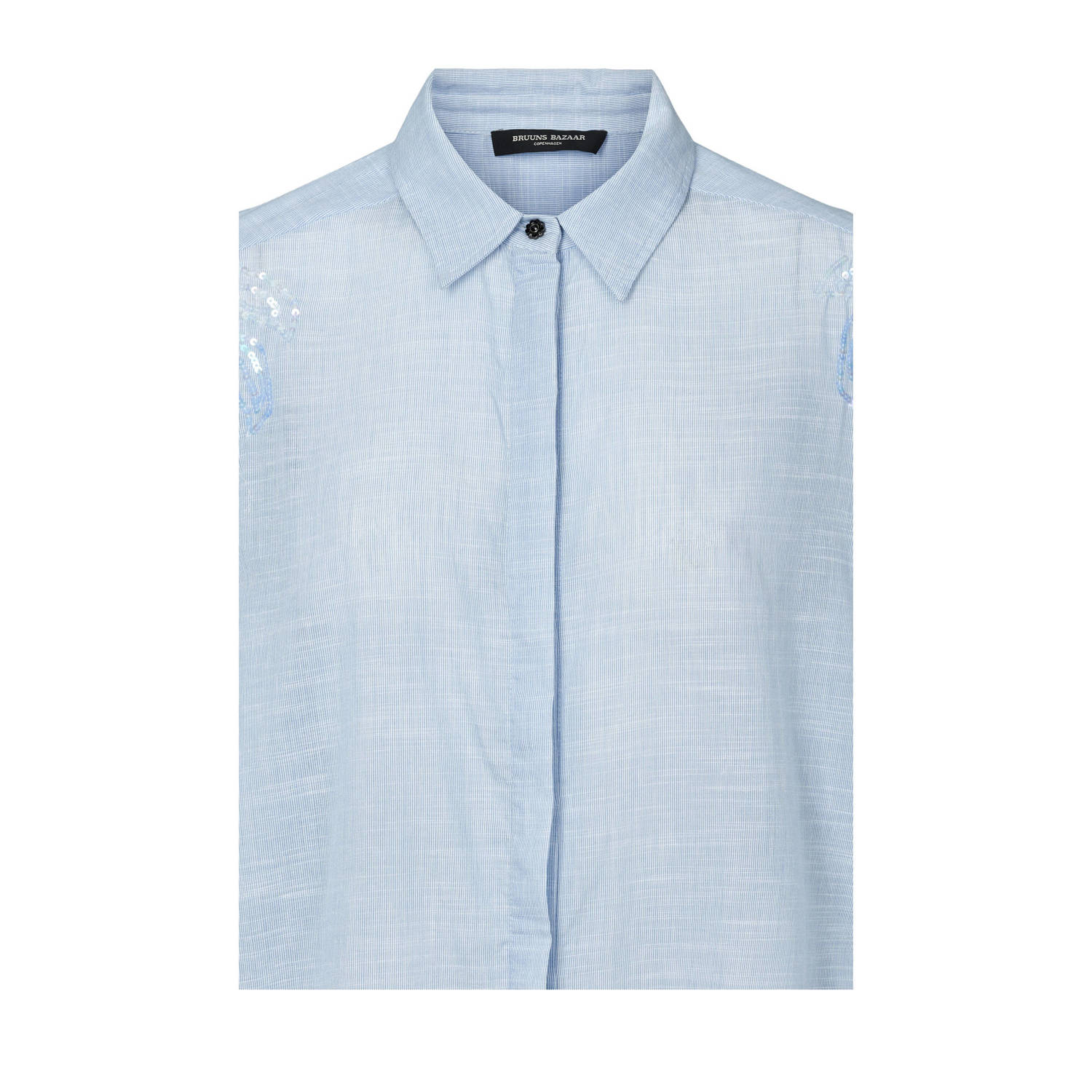 Bruuns Bazaar blouse lichtblauw
