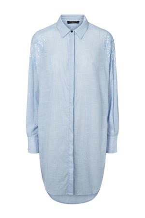 blouse lichtblauw