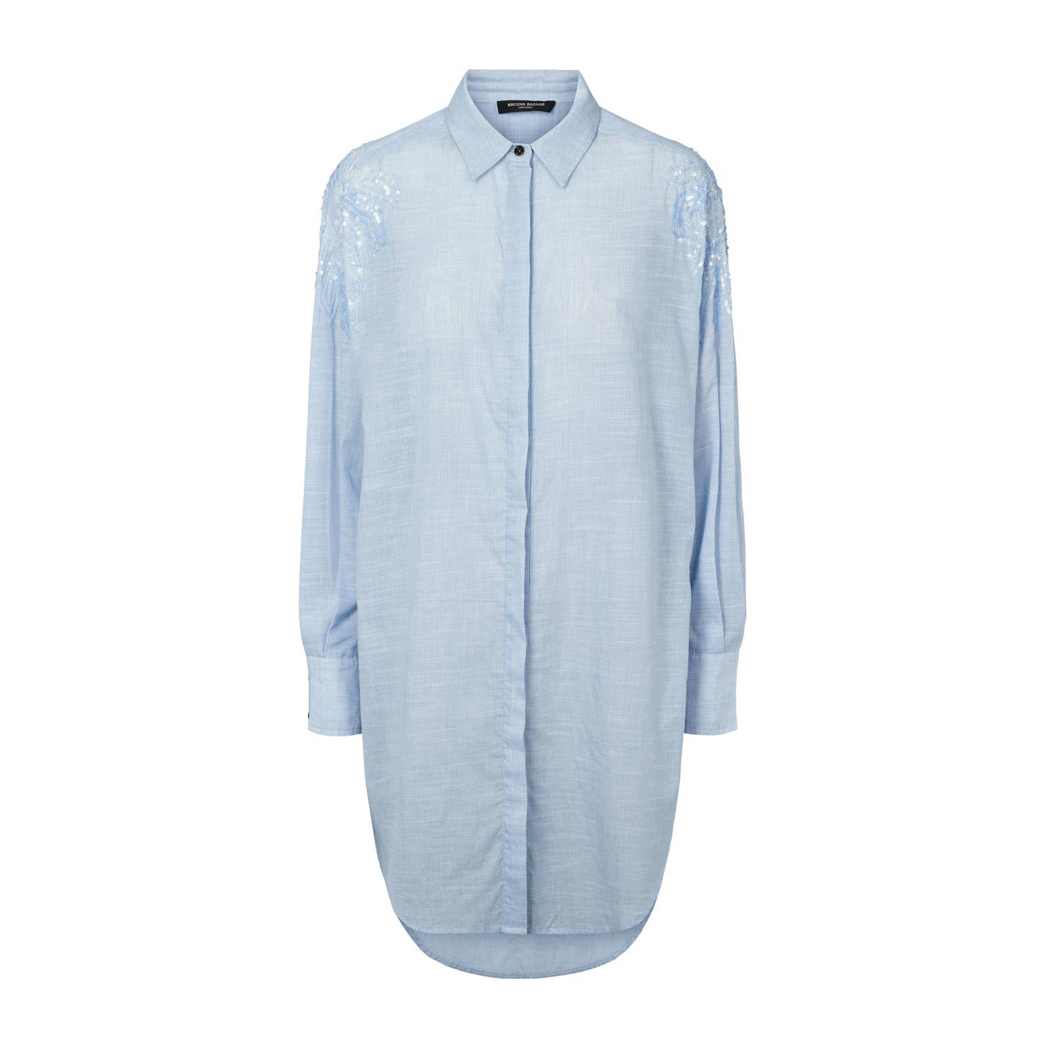 Bruuns Bazaar blouse lichtblauw