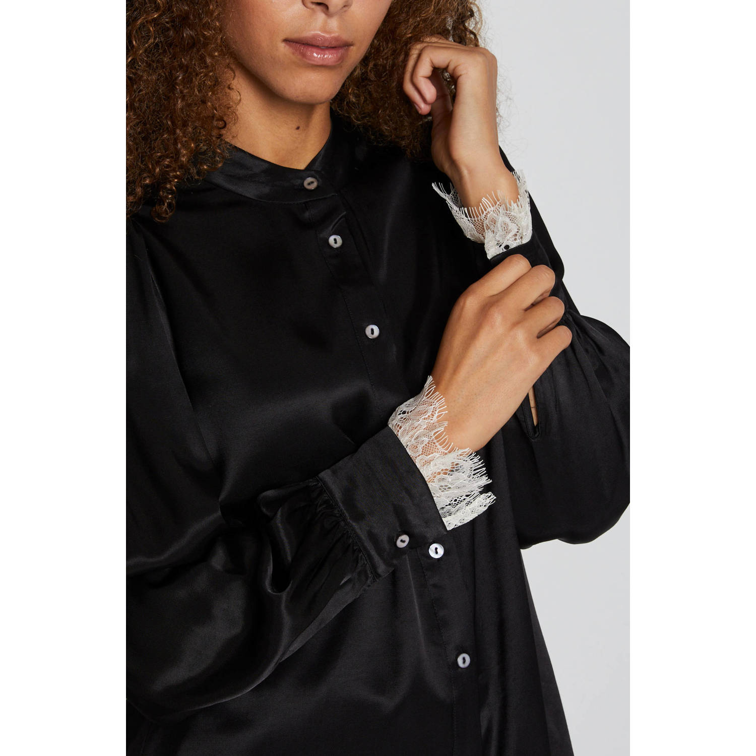 Bruuns Bazaar blouse zwart