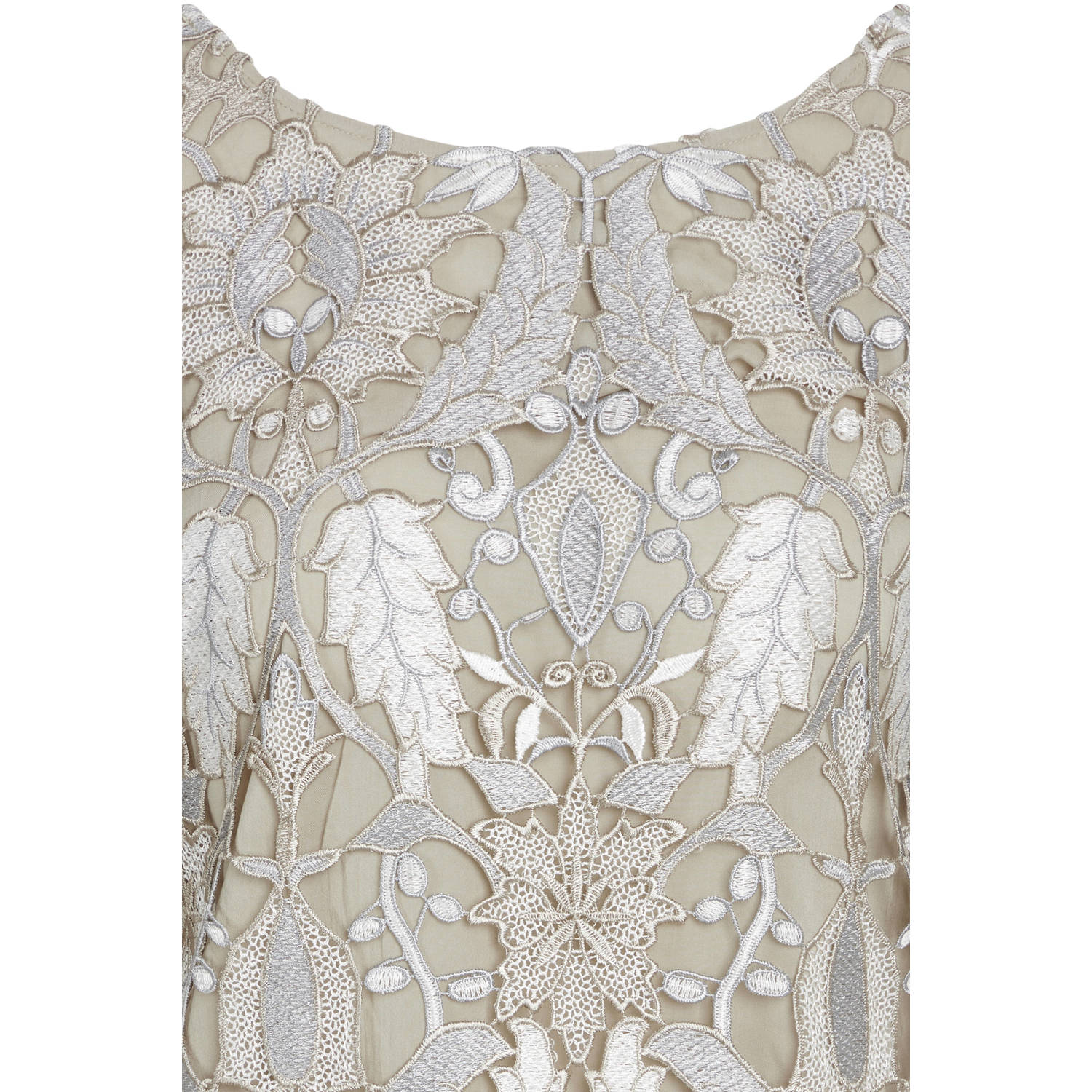 Bruuns Bazaar top met grafische print beige