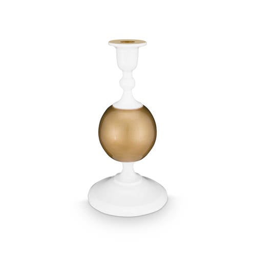 Pip Studio kandelaar Metal Sphere Small - wit/goud