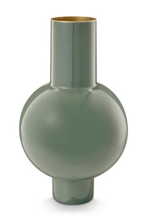 vaas metaal (groen) (24x40 cm)