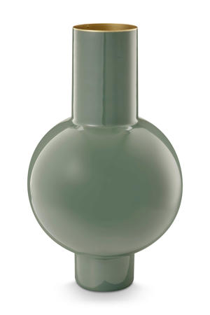 vaas metaal (groen) (24x40 cm)