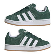 thumbnail: adidas Originals Campus 00s suède sneakers donkergroen/wit