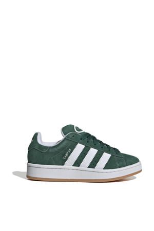 Campus 00s suède sneakers donkergroen/wit