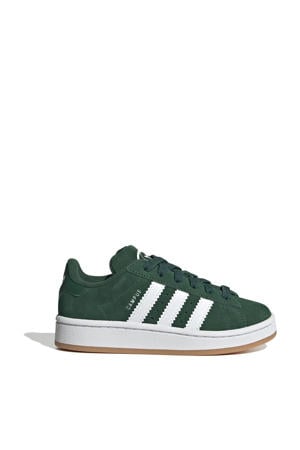 Campus 00s suède sneakers donkergroen/wit