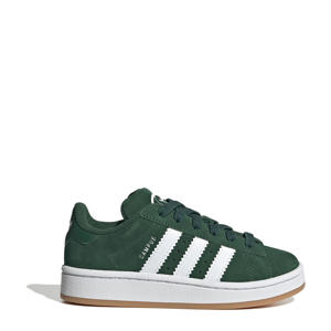 Campus 00s suède sneakers donkergroen/wit