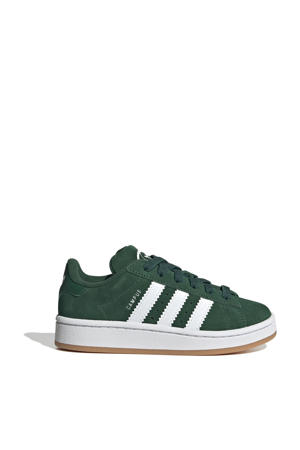 Campus 00s suède sneakers donkergroen/wit