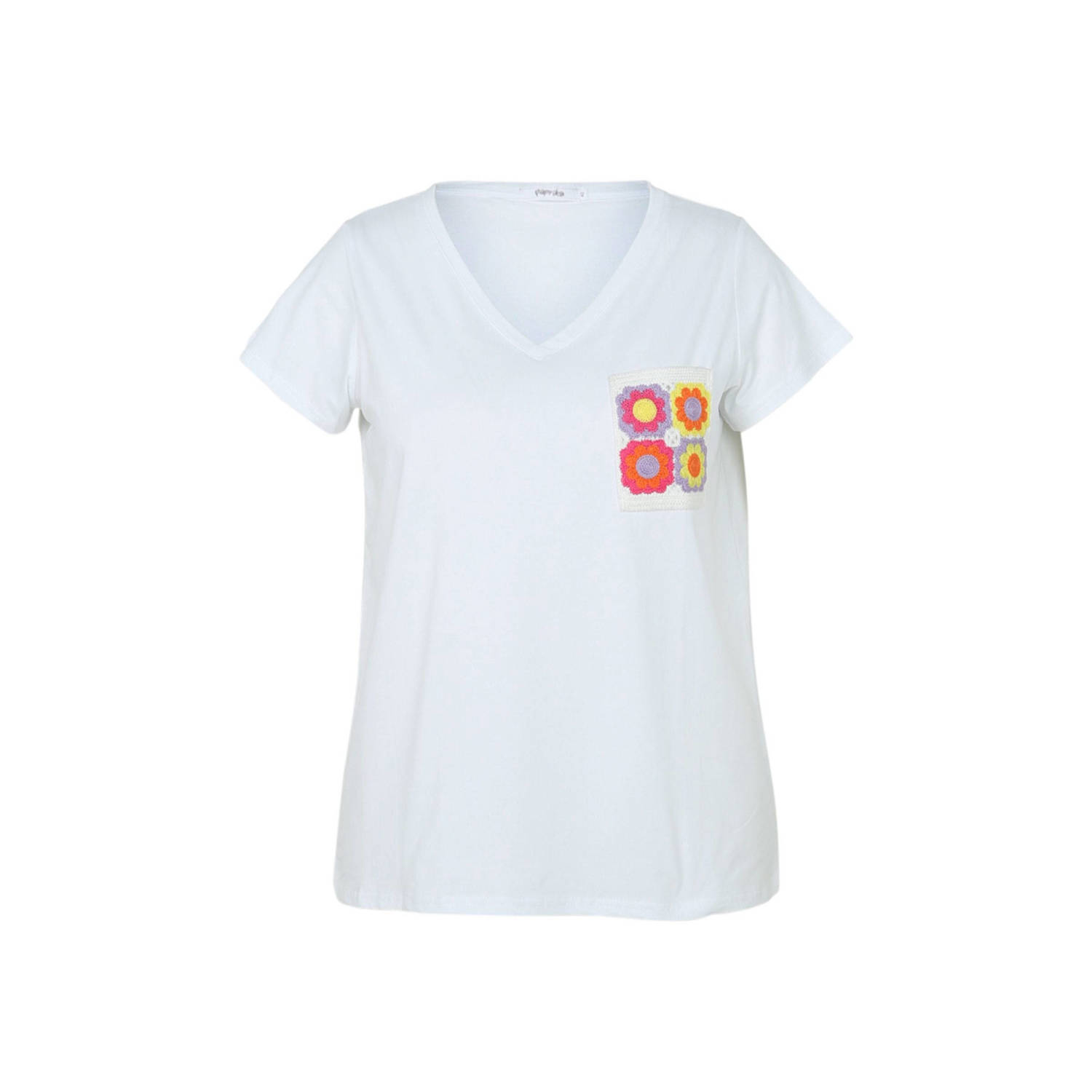Paprika T-shirt met printopdruk ecru