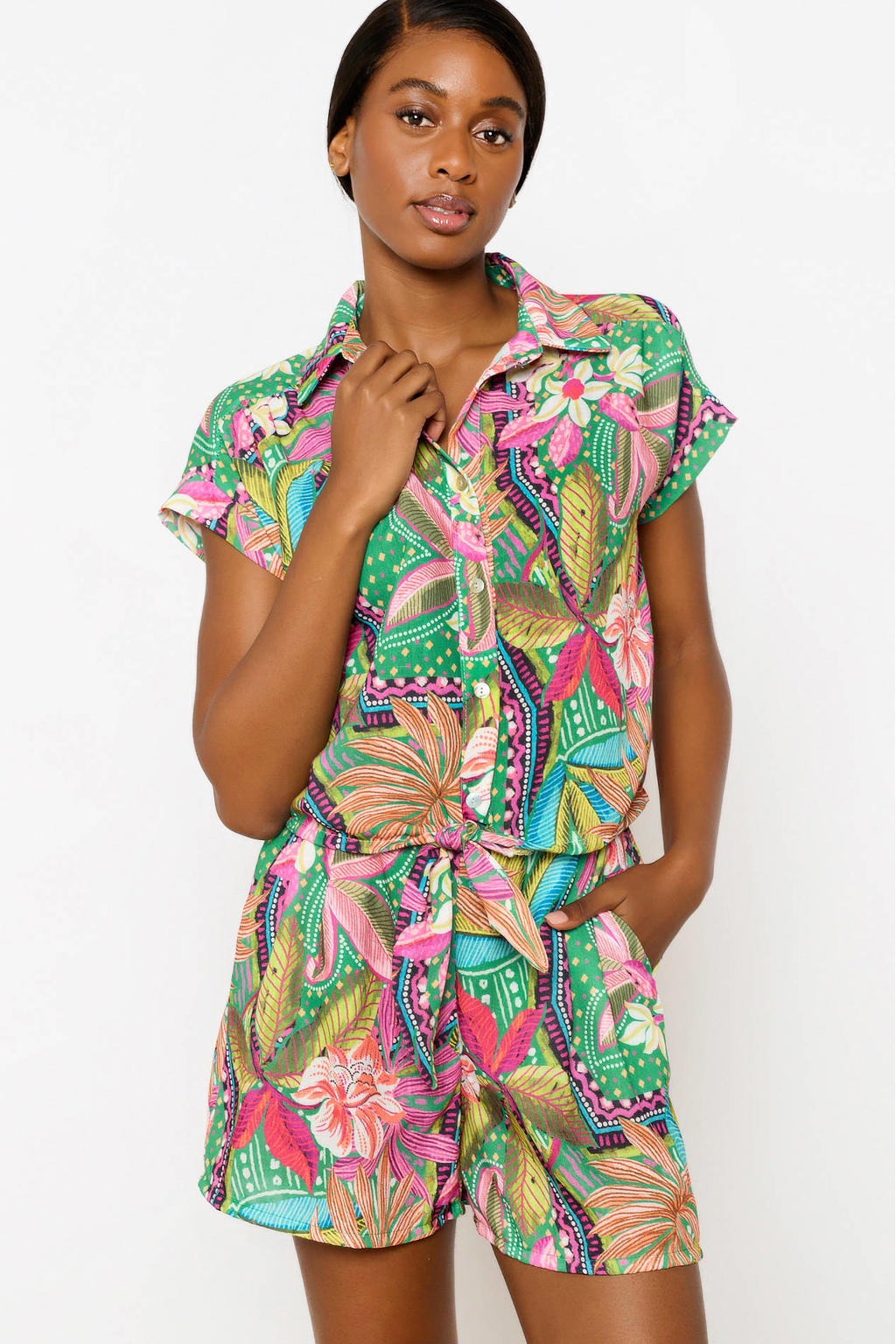 GURU SHOP Boho Patchwork Summer Top Upcycling Women's Top Sleeveless