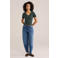 WE Fashion basic T-shirt met katoen - donkergroen