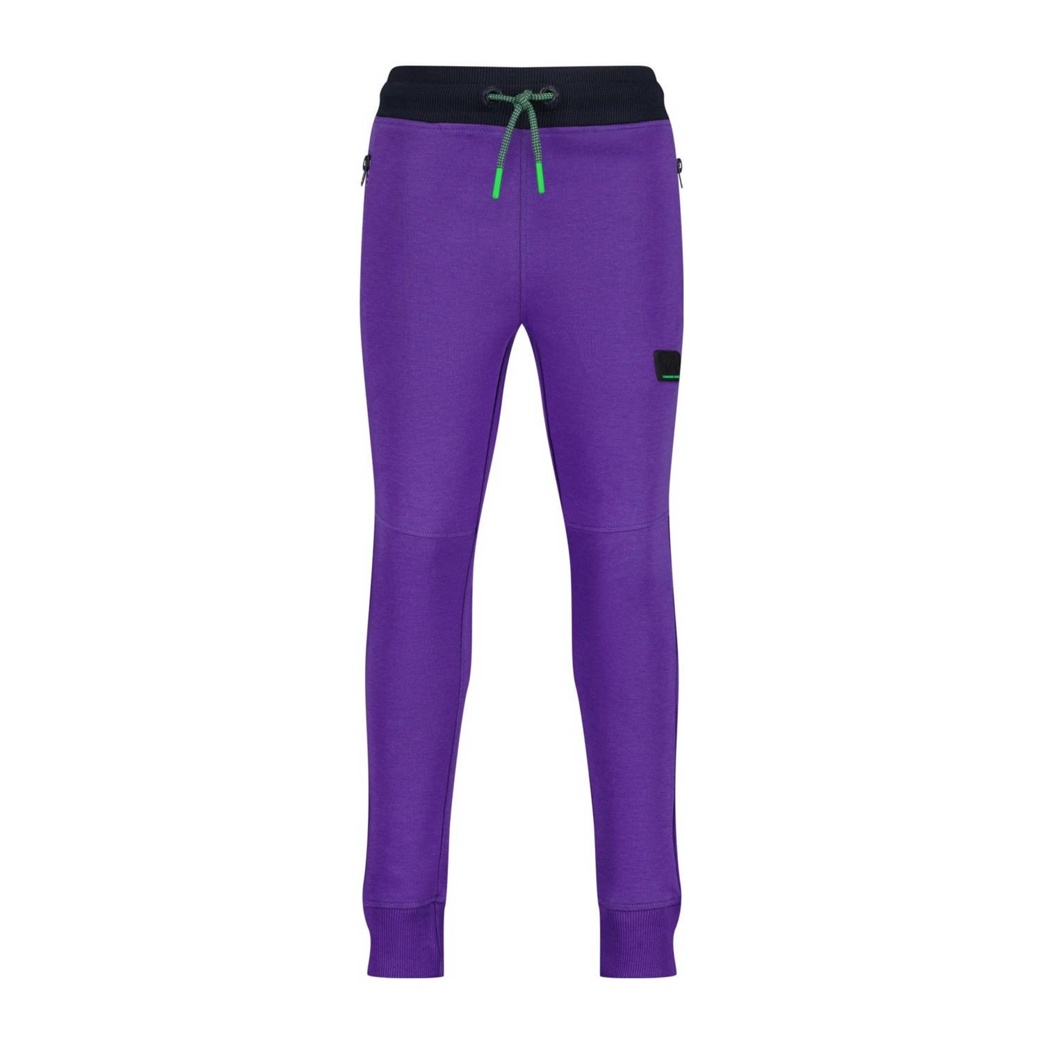 VINGINO regular fit joggingbroek Soccer paars Jongens Sweat Effen 104