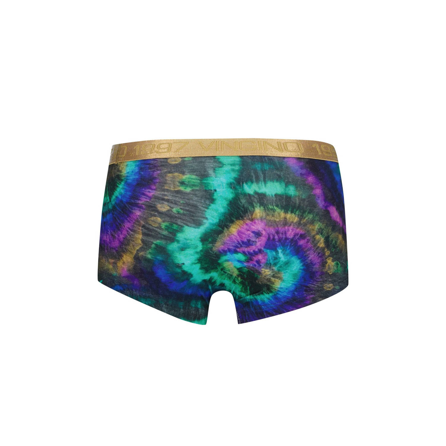 Vingino bh top + short tie dye groen lila zwart