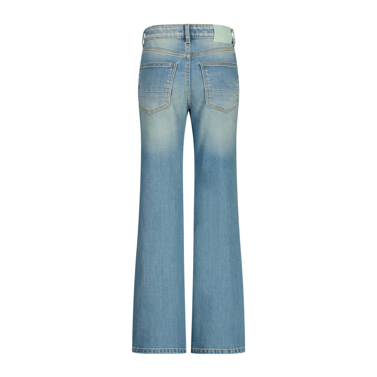 Vingino straight fit jeans Claire tinted mid blue
