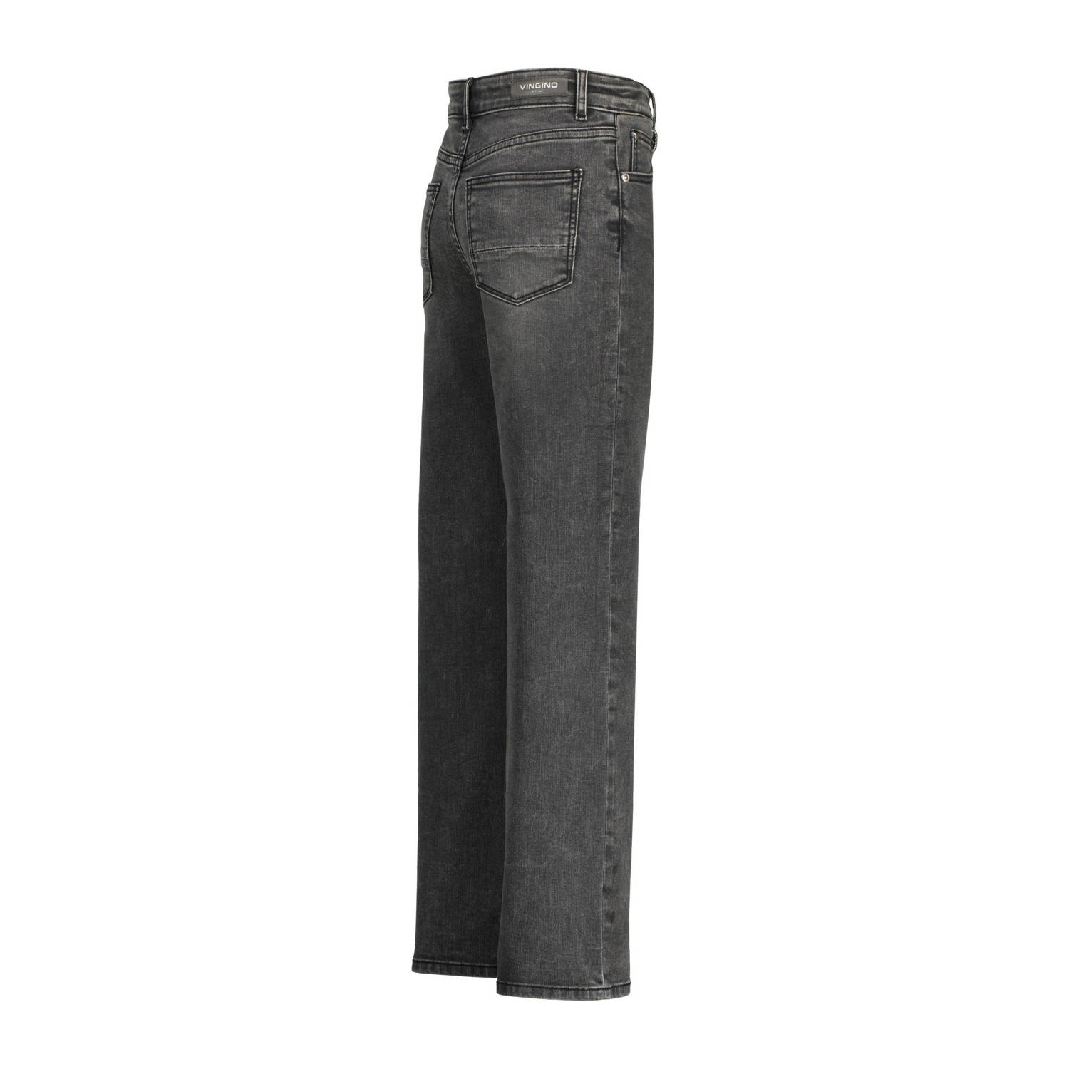 Vingino high waist loose fit jeans GIULIA stone grey