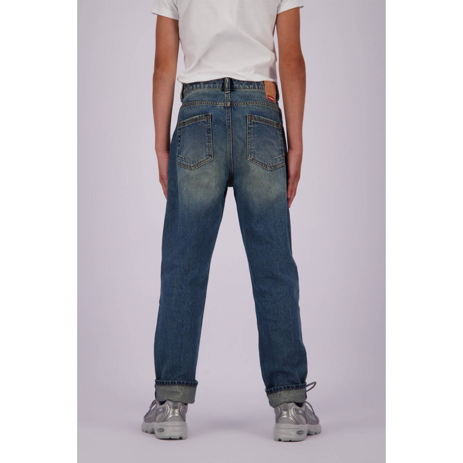 Vingino loose fit jeans Castiano tinted mid blue