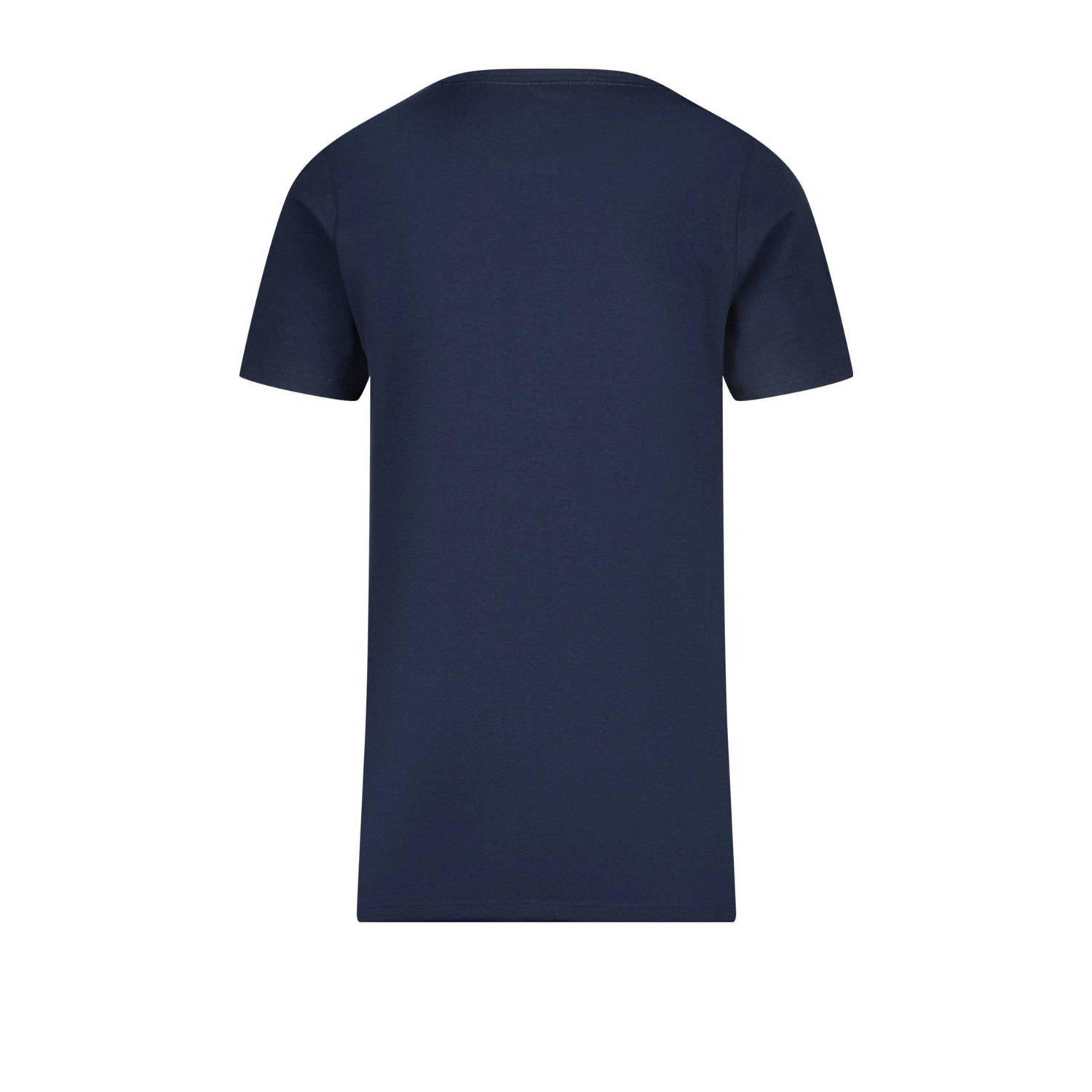 Vingino shortama Wander donkerblauw beige