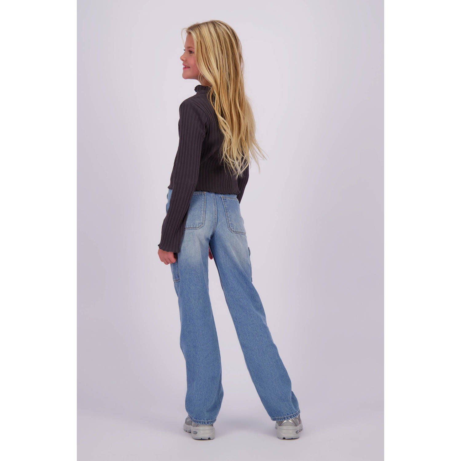 Vingino wide leg jeans Cato Cargo light vintage