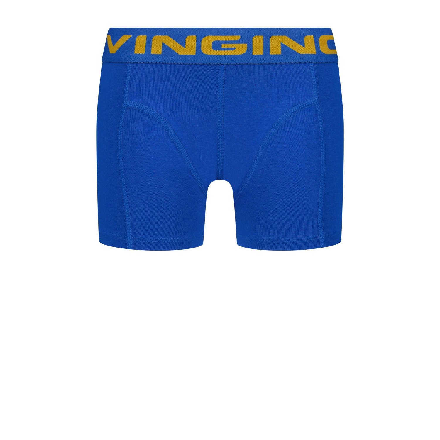 Vingino boxershort Palm blue set van 3 helderblauw blauw geel