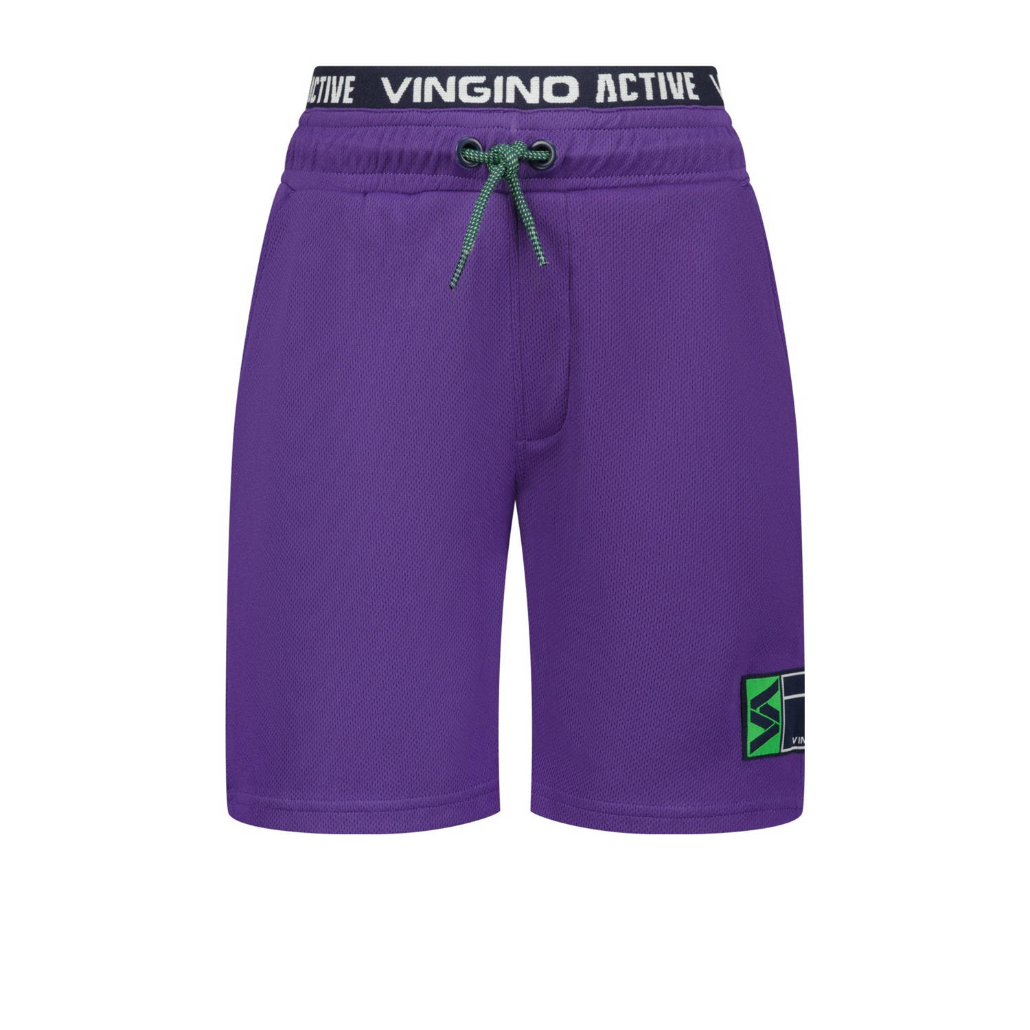 VINGINO regular fit sweatshort Race paars Korte broek Jongens Polyester 104