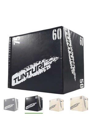 plyo box soft 50x60x75 cm zwart/wit