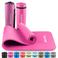 Tunturi  fitnessmat met draagtas 15mm roze