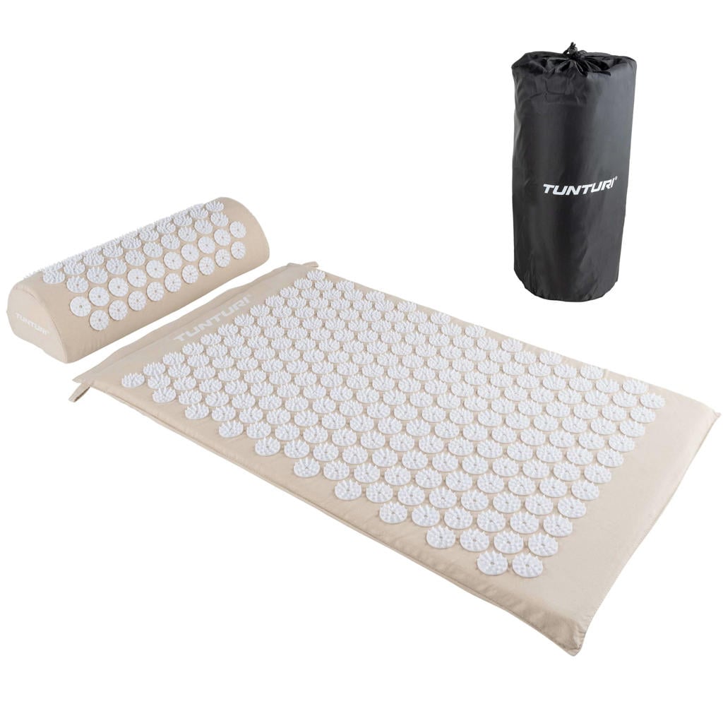 Tunturi spijkermat beige