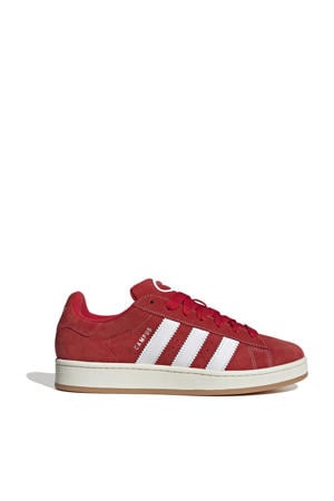 Campus 00s suède sneakers rood/wit