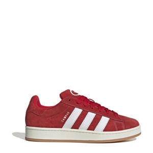 Campus 00s suède sneakers rood/wit