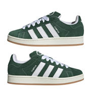 thumbnail: adidas Originals Campus 00s suède sneakers donkergroen/wit