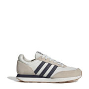 thumbnail: Wit en donkerblauwe heren adidas Sportswear Run 60s 3.0 sneakers van mesh-imitatiesuã¨de/voering: mesh/voetbed: eva met veters