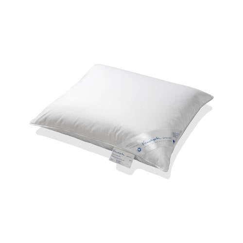 Wehkamp Vandyck kapok hoofdkussen stevig (Special Silver) (60x70 cm) aanbieding
