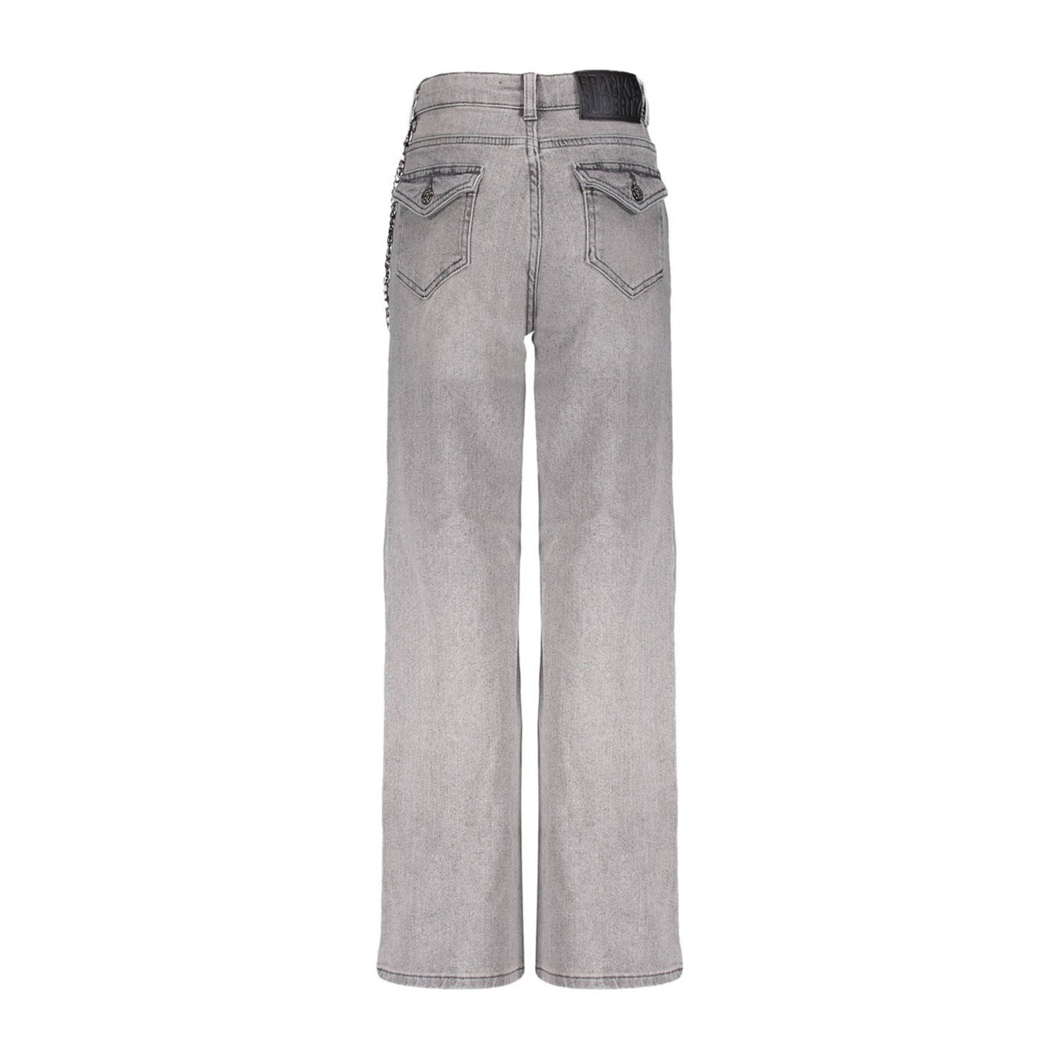 Frankie&Liberty wide leg high waist jeans grey denim